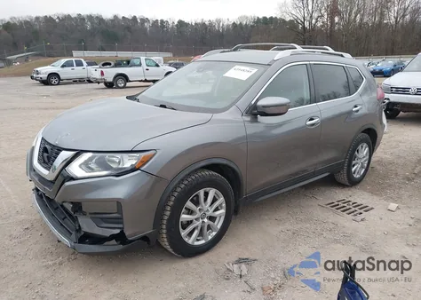 2019 Nissan Rogue Sv z USA, uszkodzony, nr VIN KNMAT2MT9KP546124